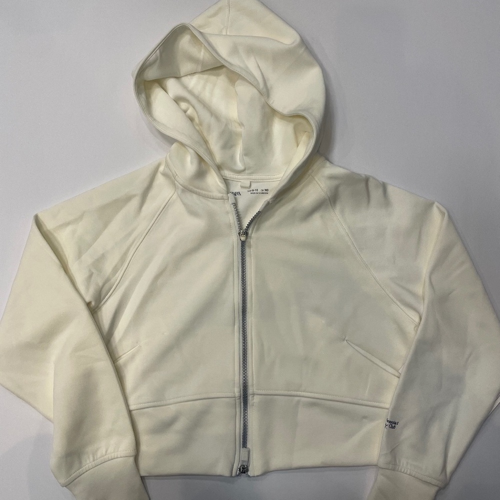 Zara Kids white sweatshirt